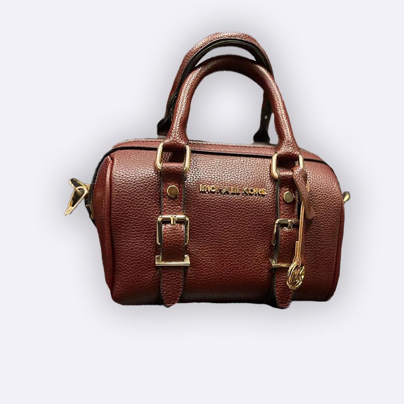 Michael Kors Pebbled Leather Barrel Bag