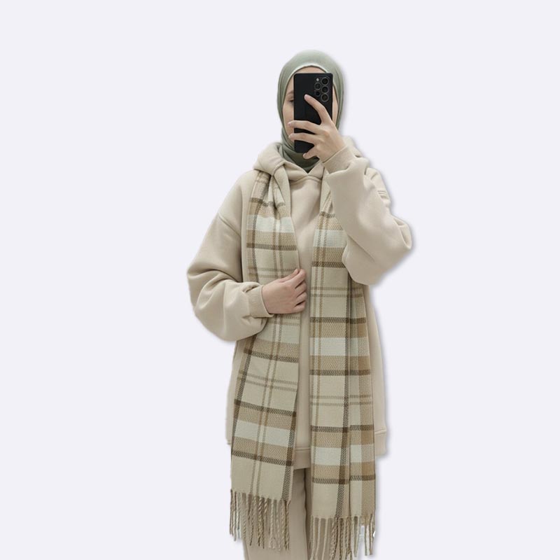 Plaid Winter Scarf