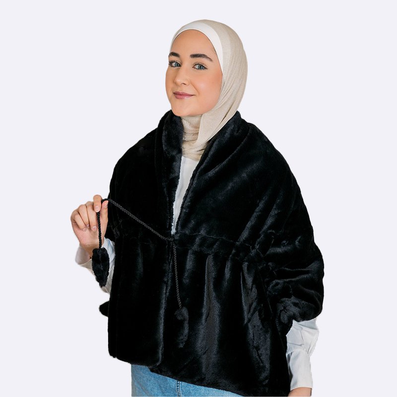 Faux Fur Cinchable Wrap