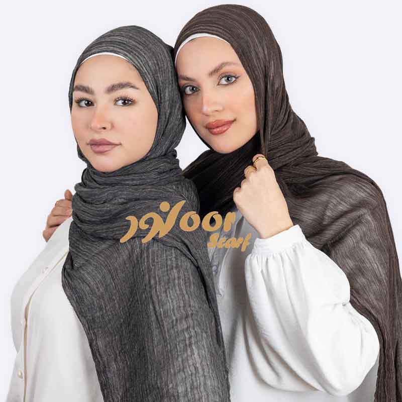 Noor Scarf: Textured Elegance Hijab Collection