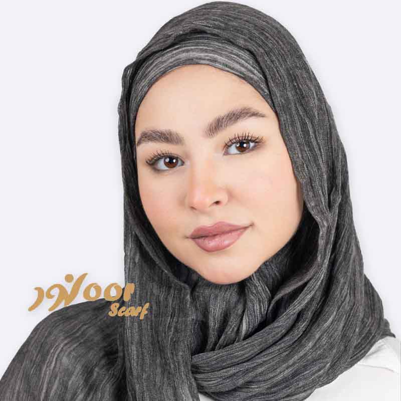 Elegant Striped Jersey Hijab