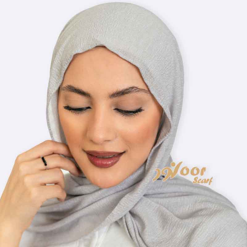 Noor Shimmer Jersey Hijab - Elegant Modesty