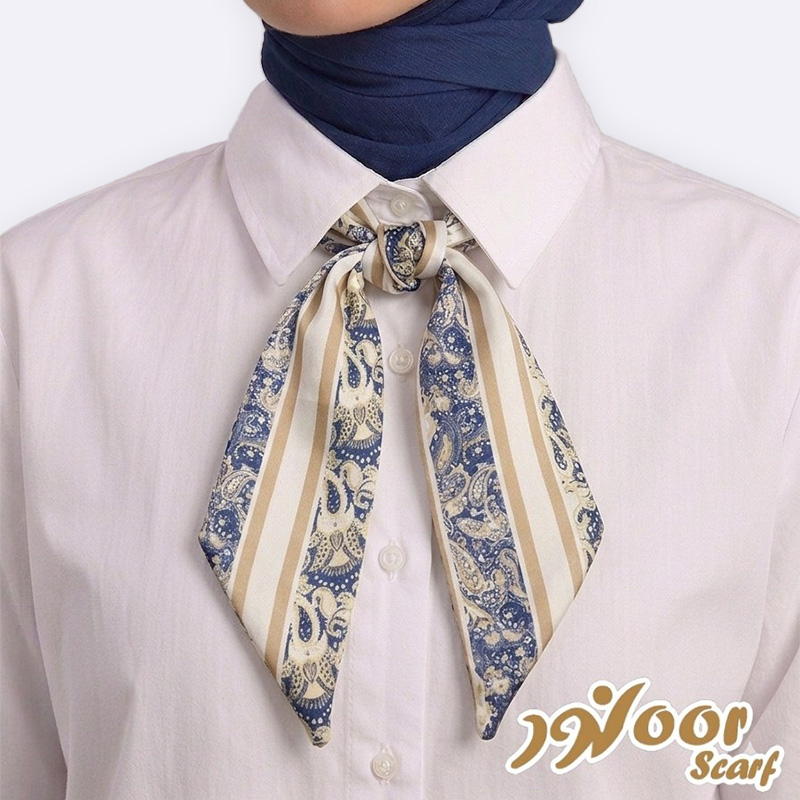 Paisley Pattern Silk Neck Scarf