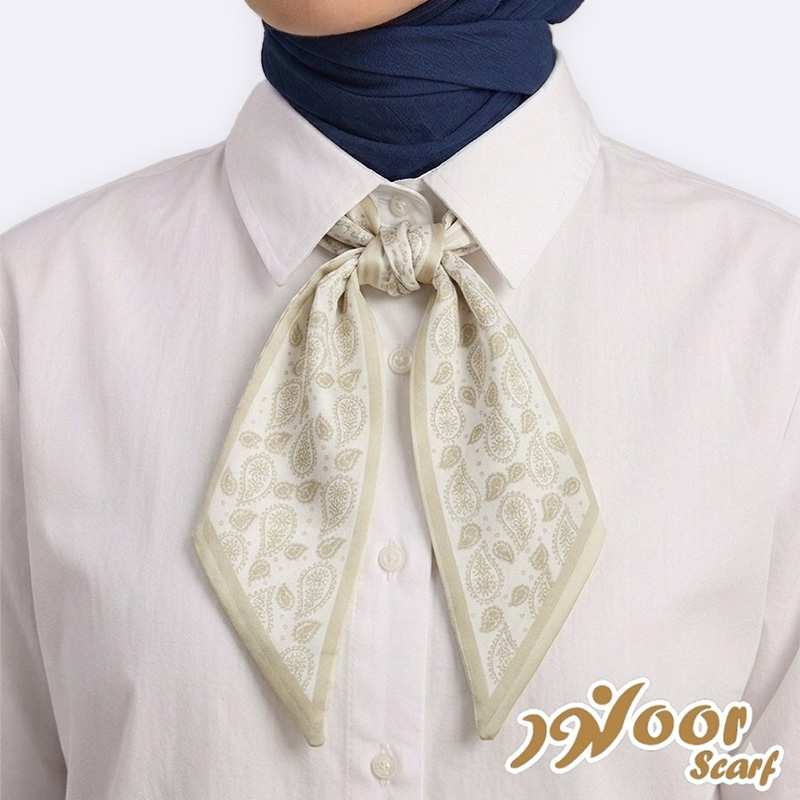 Paisley Pattern Silk Neck Scarf