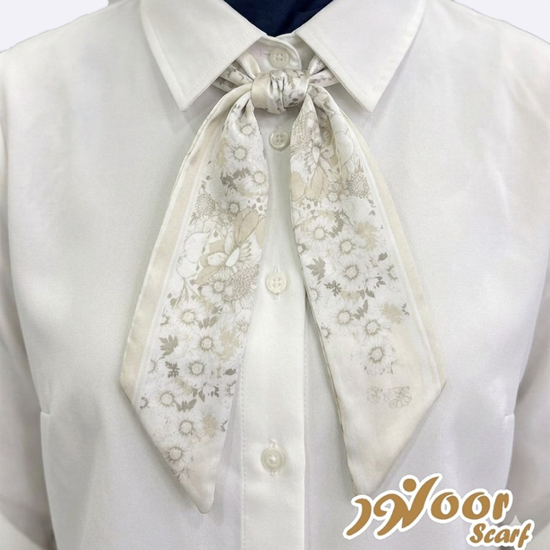 Paisley Pattern Silk Neck Scarf