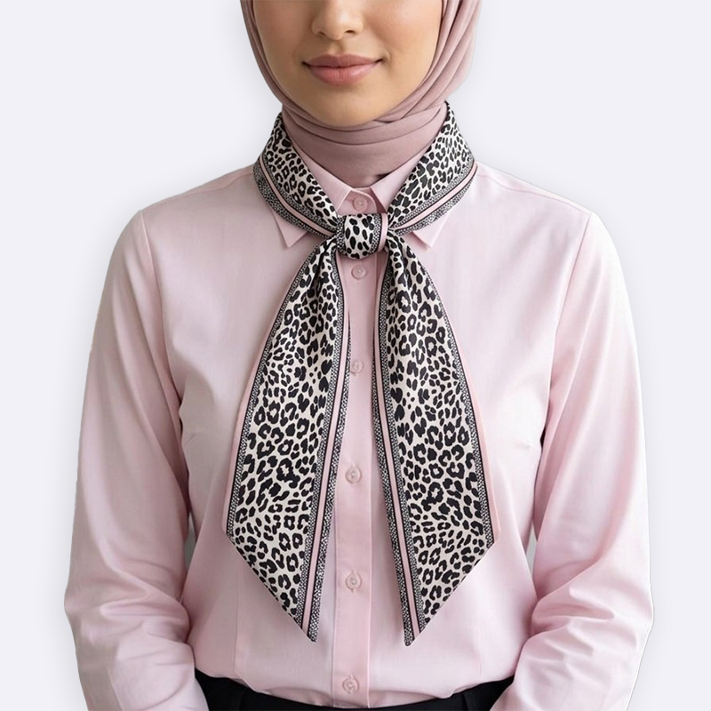 Paisley Pattern Silk Neck Scarf