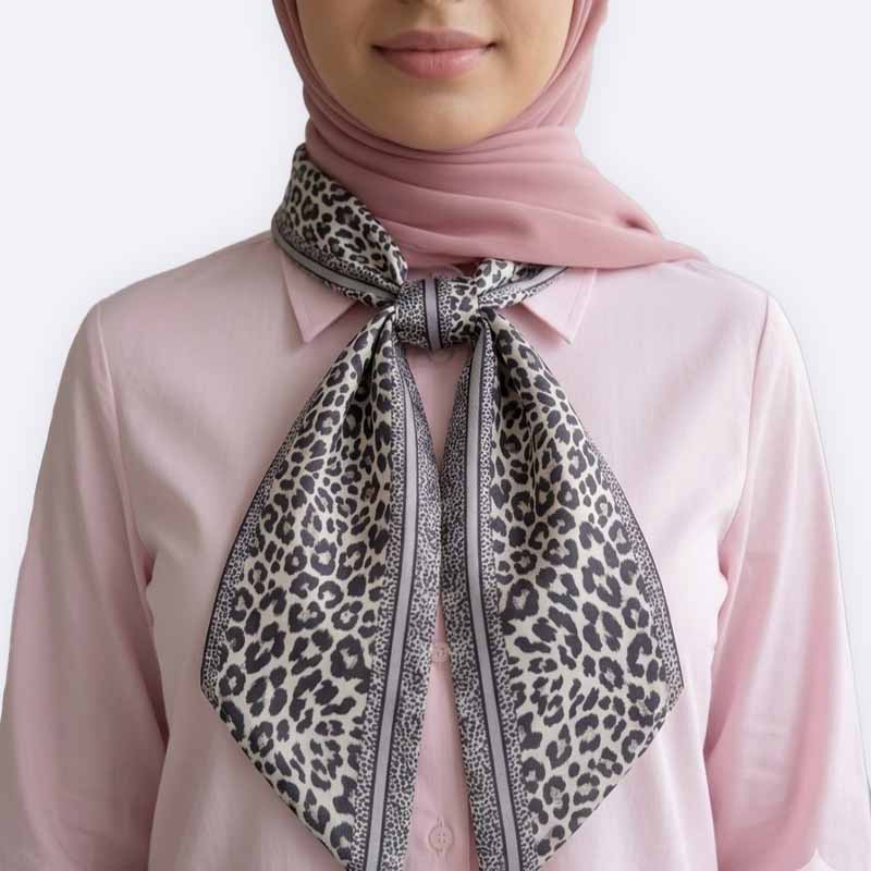 Paisley Pattern Silk Neck Scarf