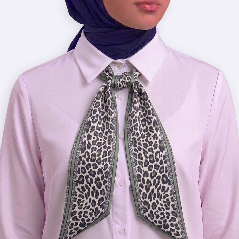 Paisley Pattern Silk Neck Scarf