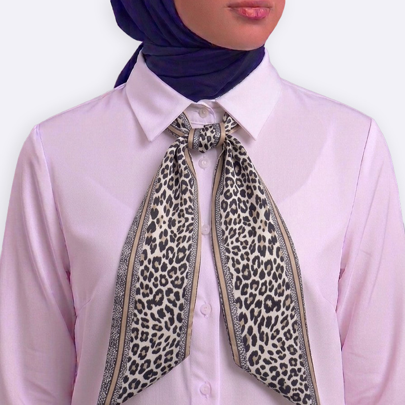 Paisley Pattern Silk Neck Scarf