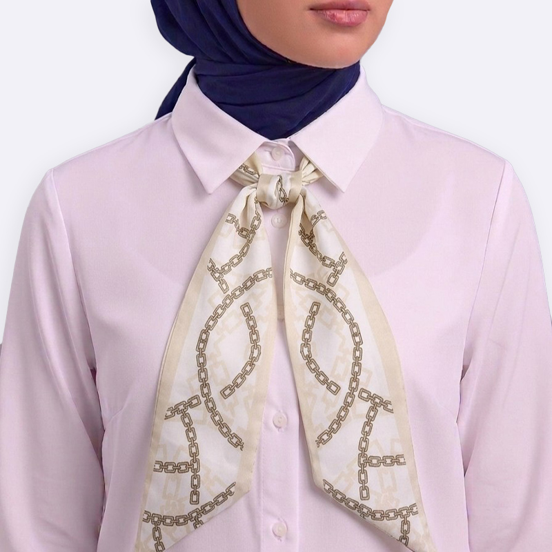 Paisley Pattern Silk Neck Scarf