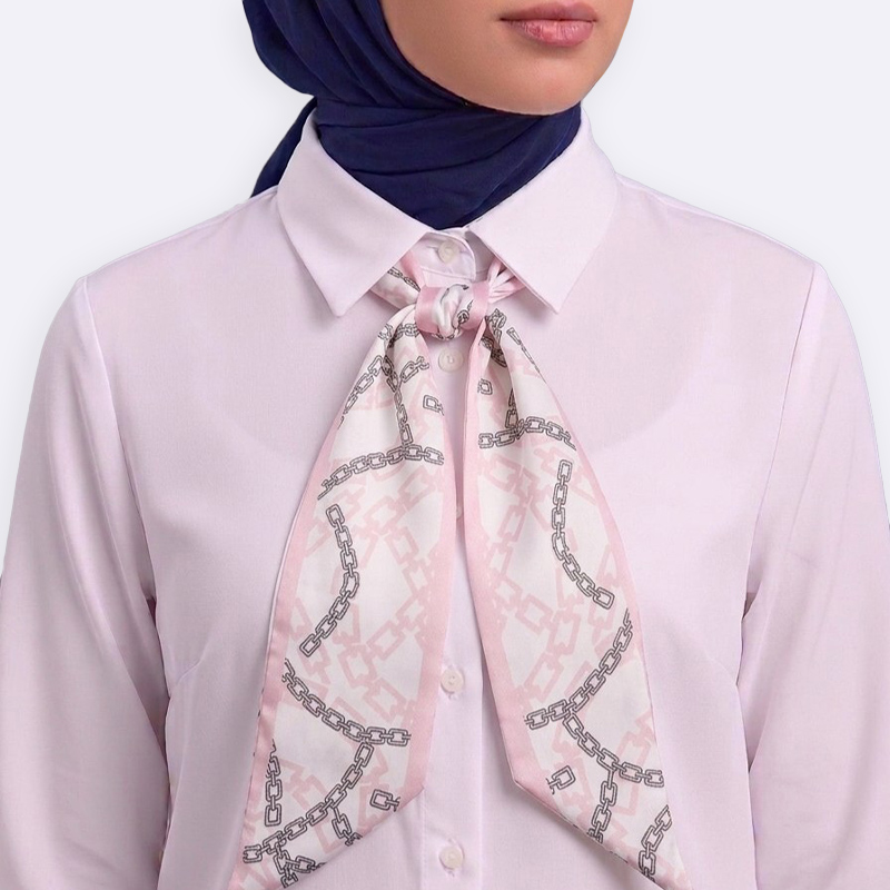 Paisley Pattern Silk Neck Scarf