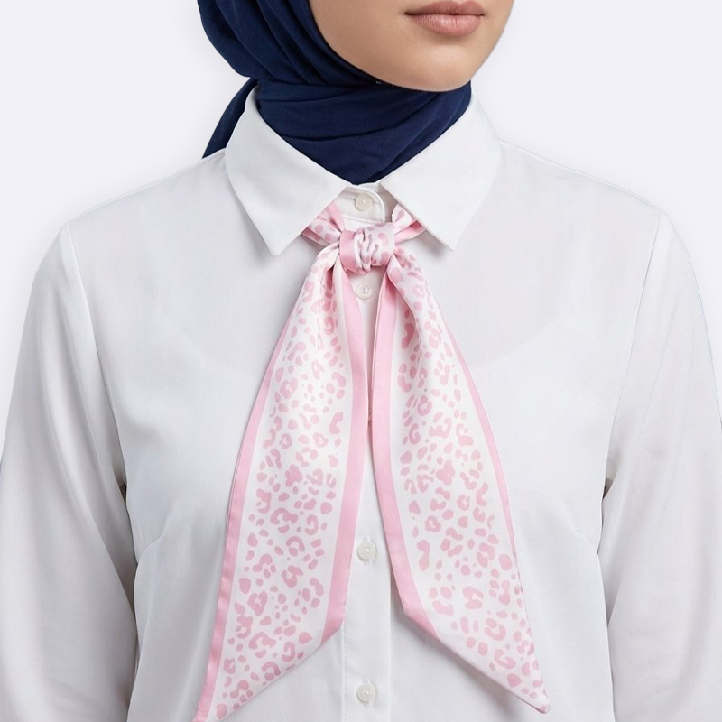 Paisley Pattern Silk Neck Scarf