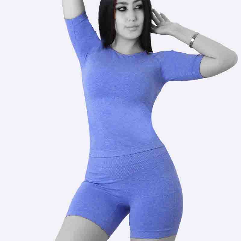 Women's Seamless Ribbed Sports Set