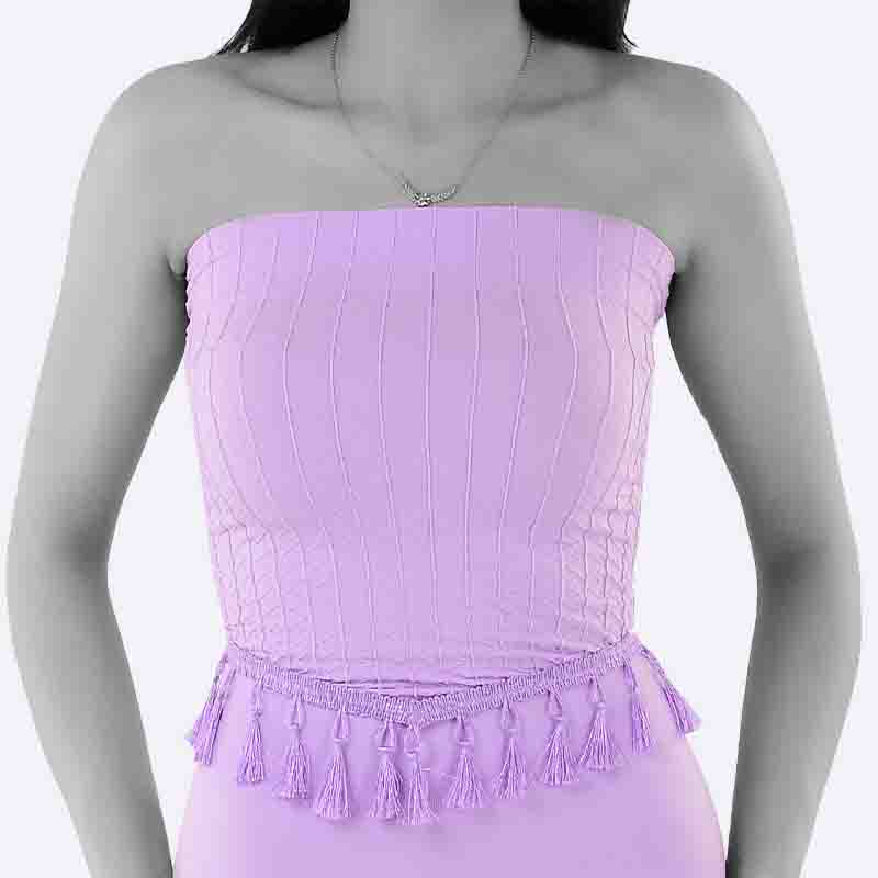 Bandana Tassel Tube Top