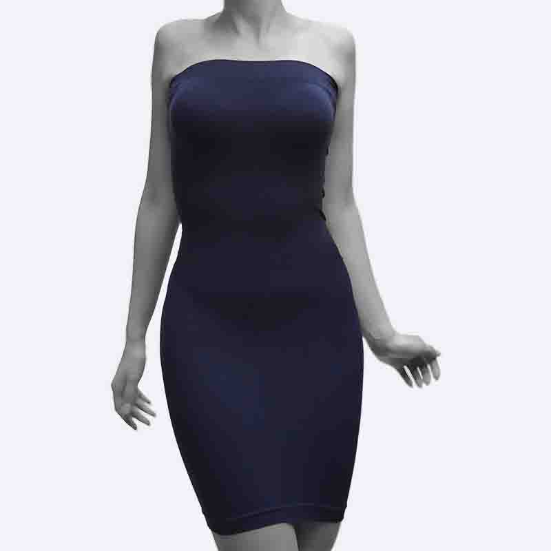 Strapless Bodycon Slip Dress