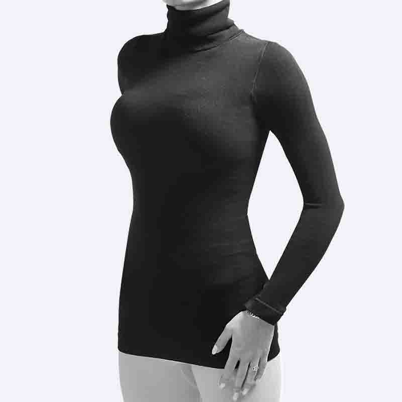 Knit Ribbed Turtleneck Top