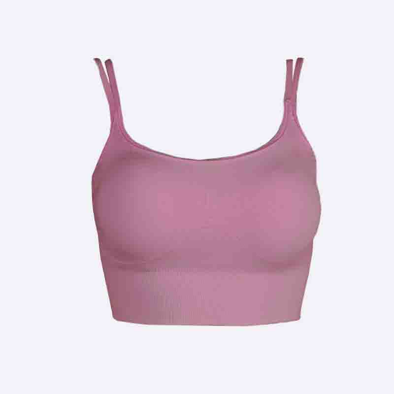 Women's Seamless Ribbed Bralette (Double Straps)