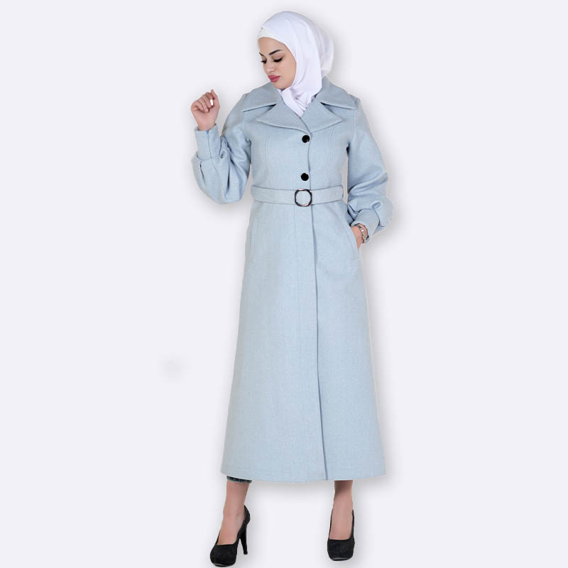 Elegance Defined: Belted Maxi Coat