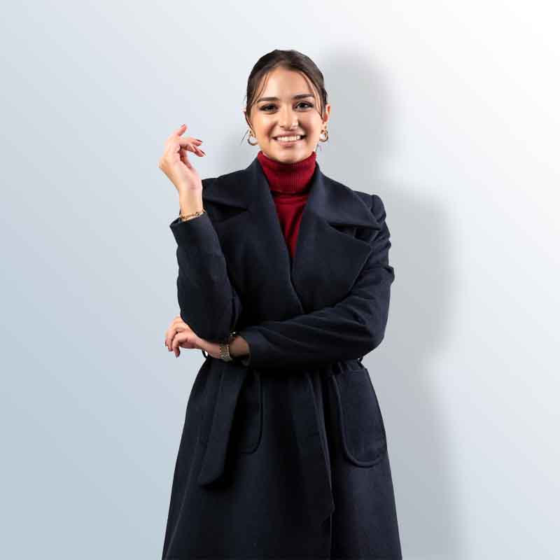 Tweed Long Coat