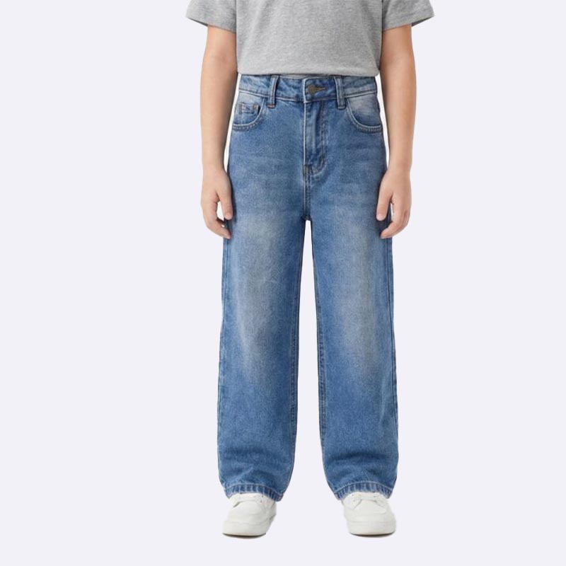 Kids' Trendy Wide Leg Jeans