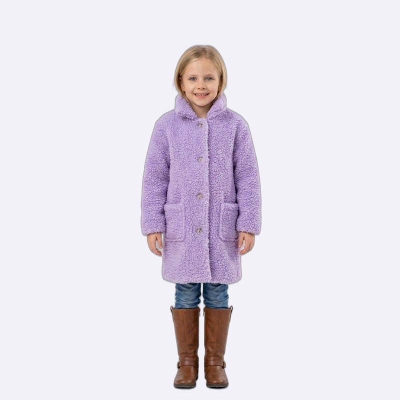 Lavender Dream Sherpa Coat