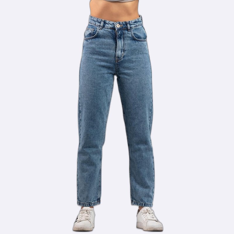 Vintage Wash High-Waisted Jeans