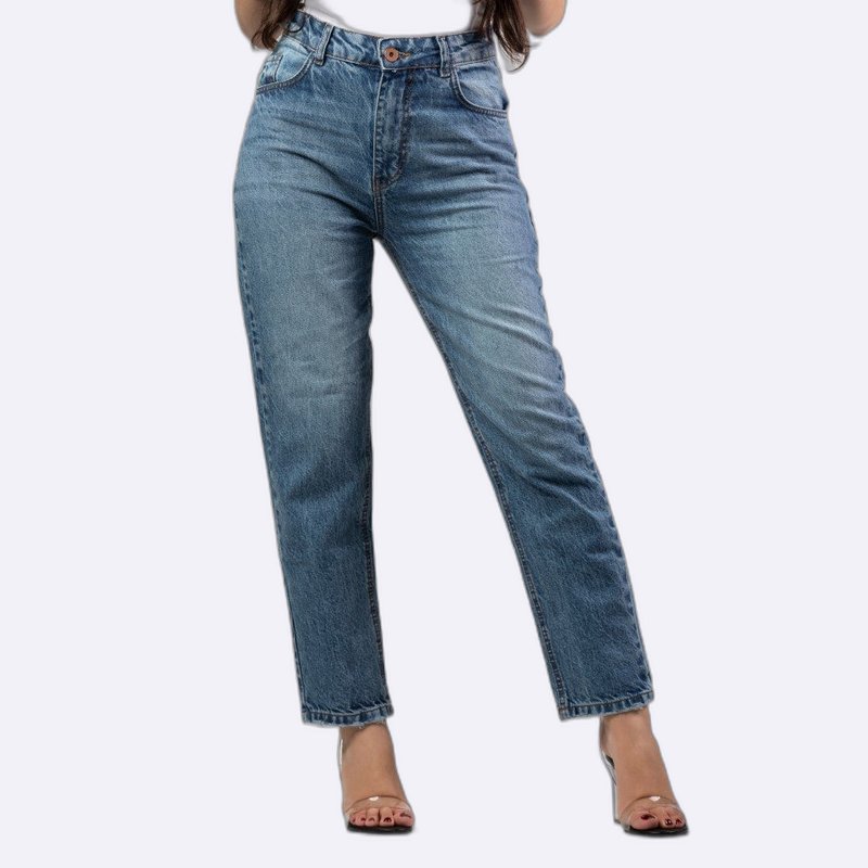 Vintage Wash High-Waisted Jeans