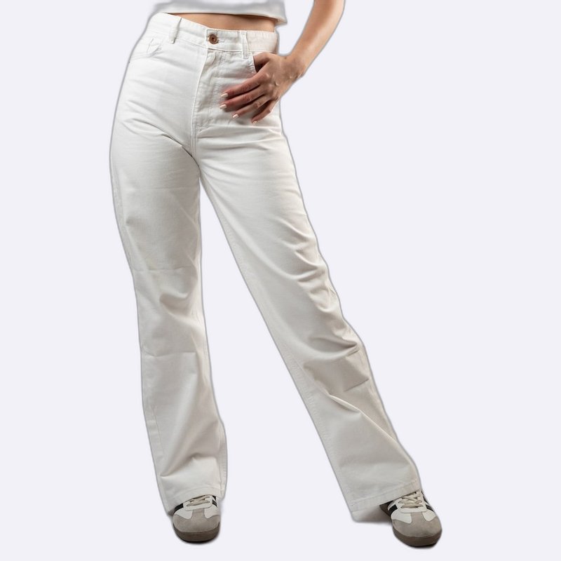 Ivory Dream Wide Leg Jeans
