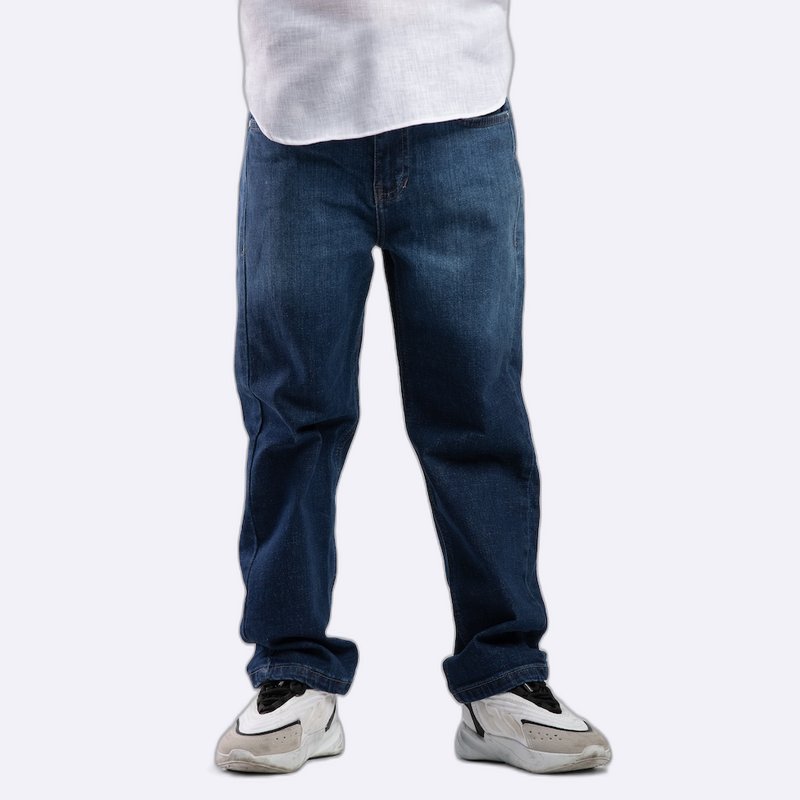 Classic Dark Wash Denim Jeans