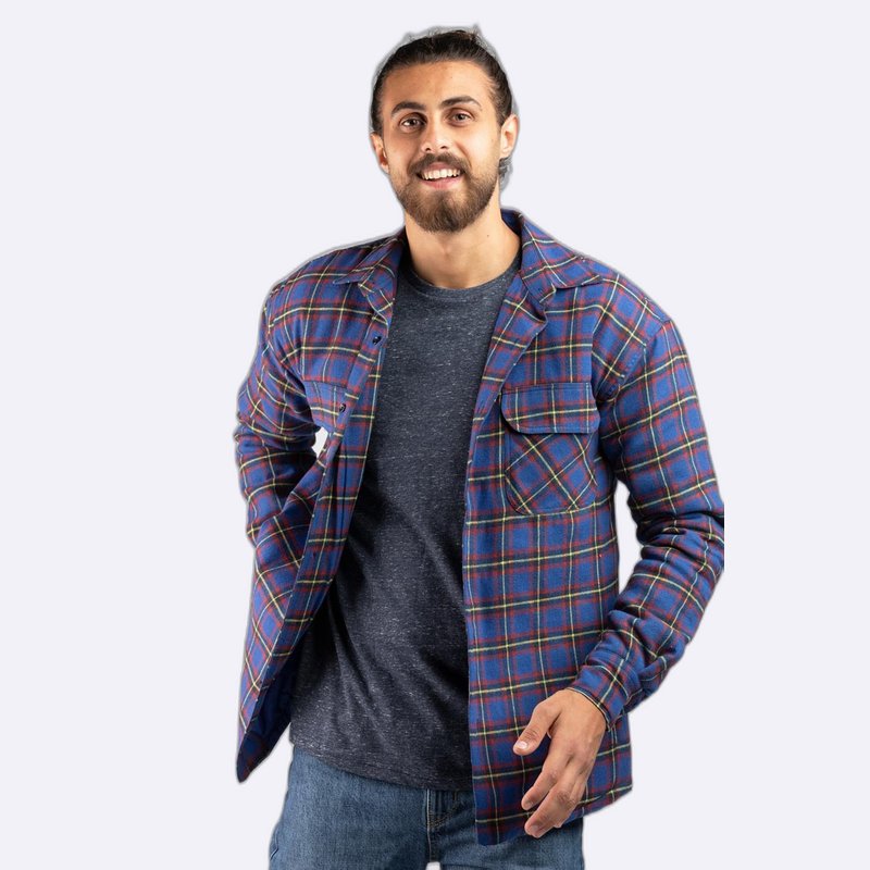 Classic Plaid Flannel Shirt with Chest Pockets