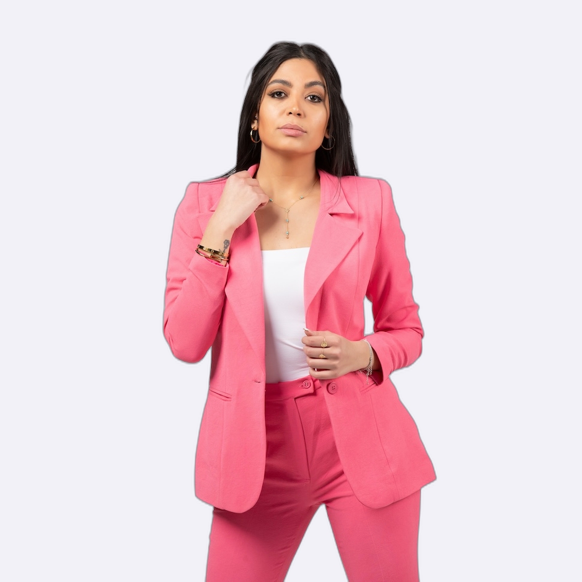 Classic Notch Lapel Blazer