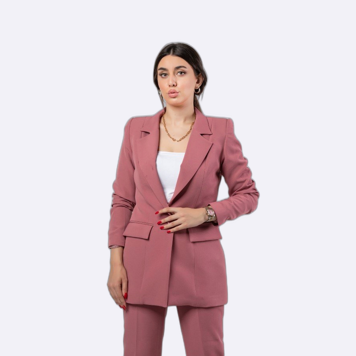 Long Tailored Blazer