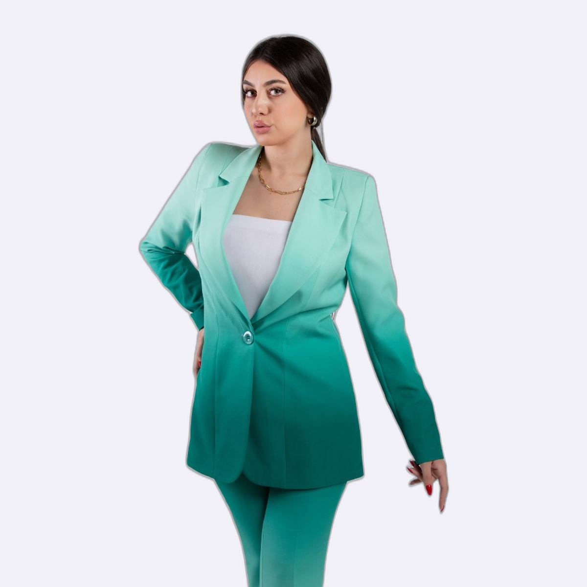 Ombre Gradient Blazer