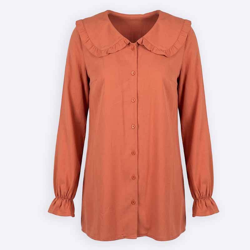 Peter Pan Collar Long Sleeve Shirt