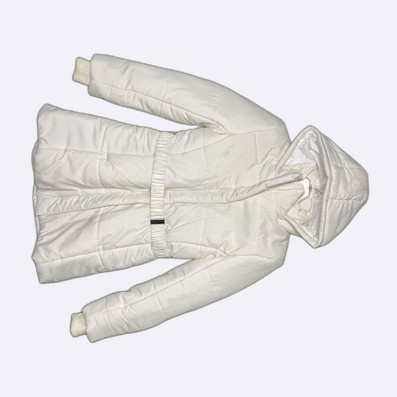 Belted Hooded Puffer Coat