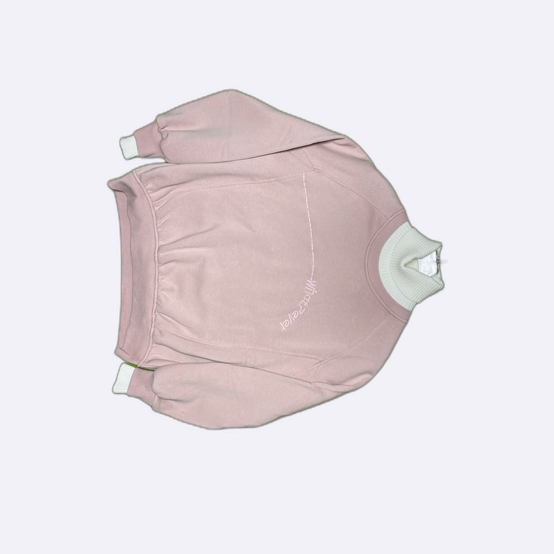 Whatever Embroidered Turtleneck Sweatshirt