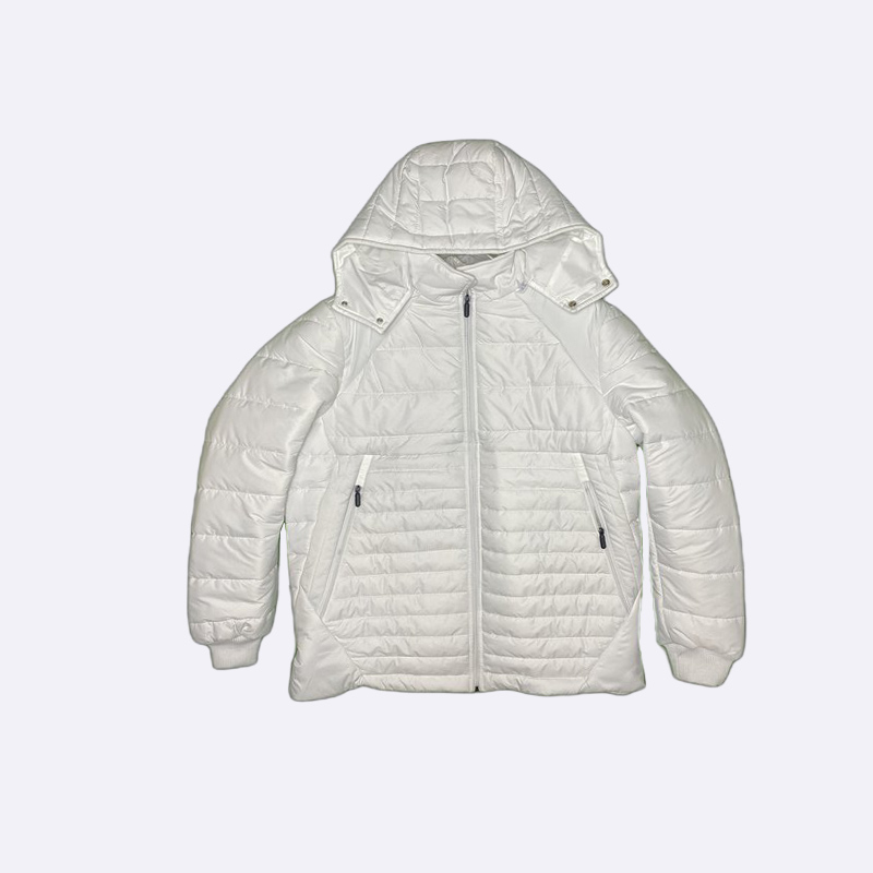 Men’s Quilted Puffer Jacket with Hood