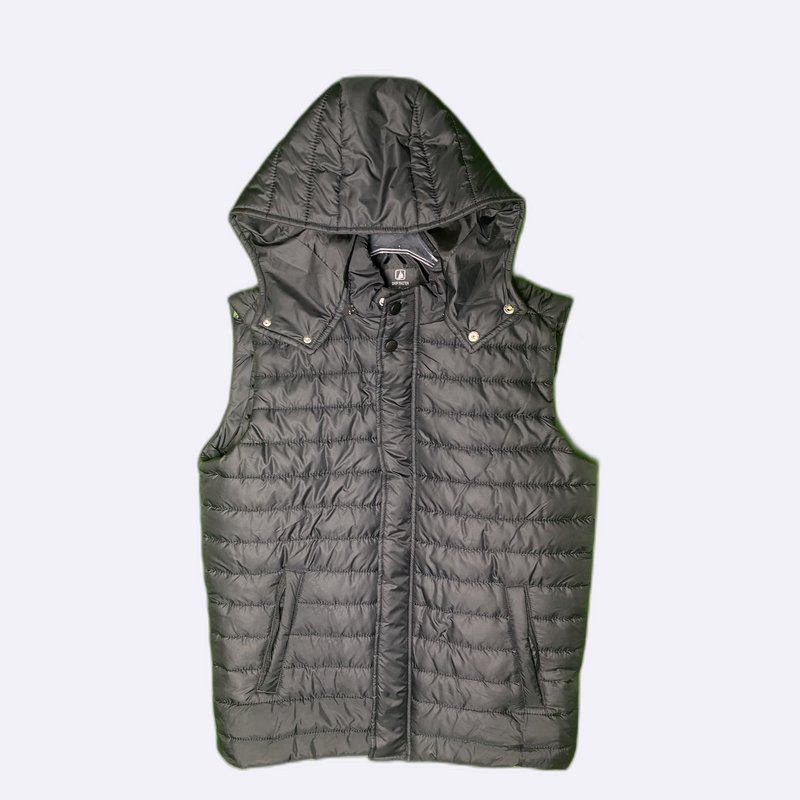 Men’s Puffer Vest with Hood