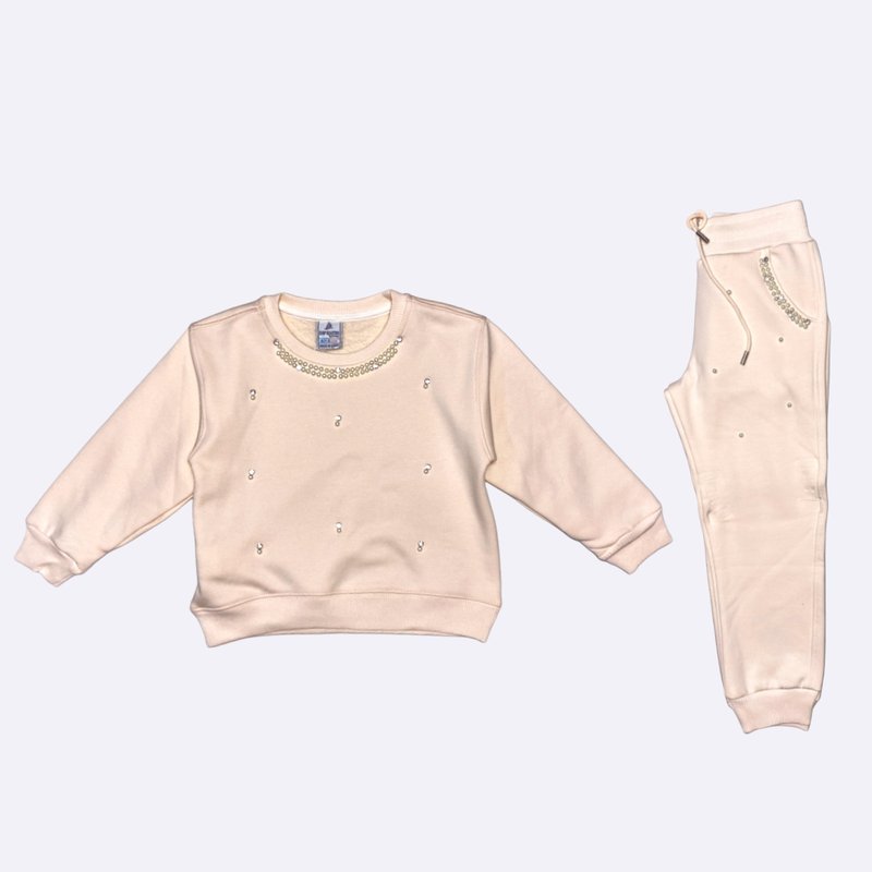 Sparkling Gemstone Tracksuit Set