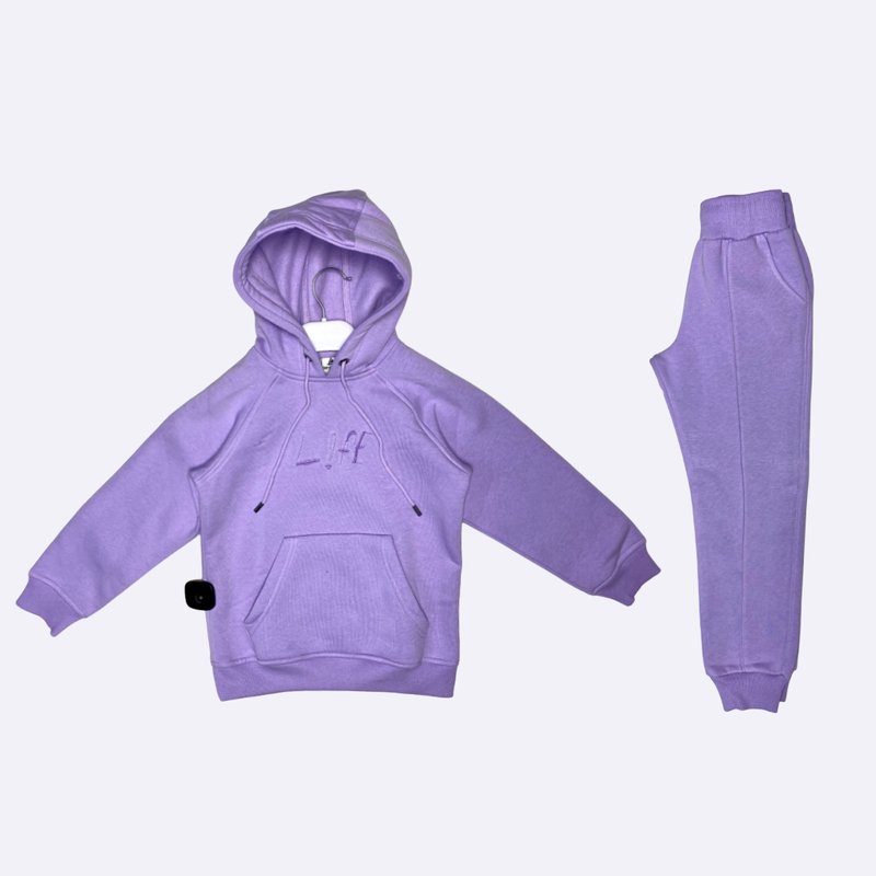 L!FF Girl's Cozy Hoodie and Jogger Set