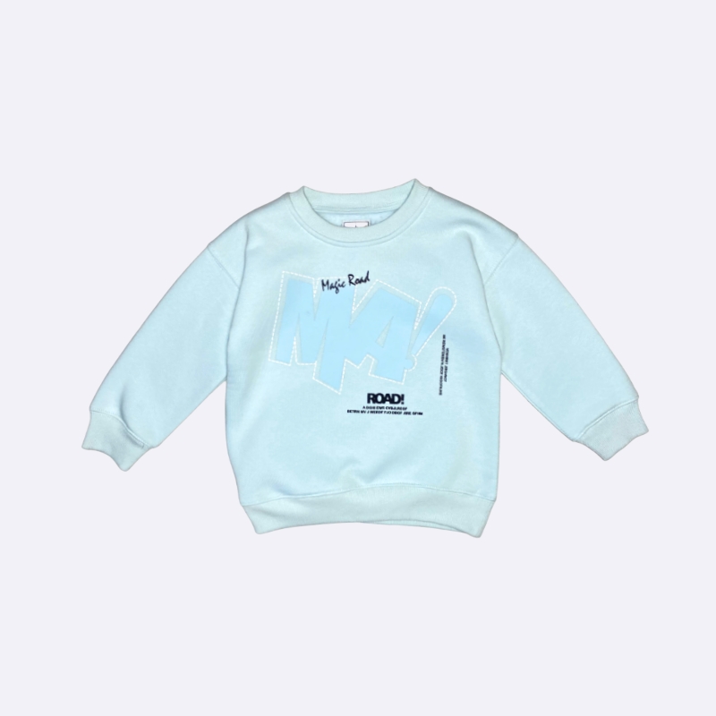 Graphic Print Crew Neck Sweatshirt Collection