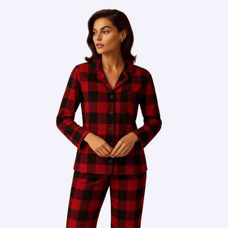 Plaid Flannel Pyjama Set