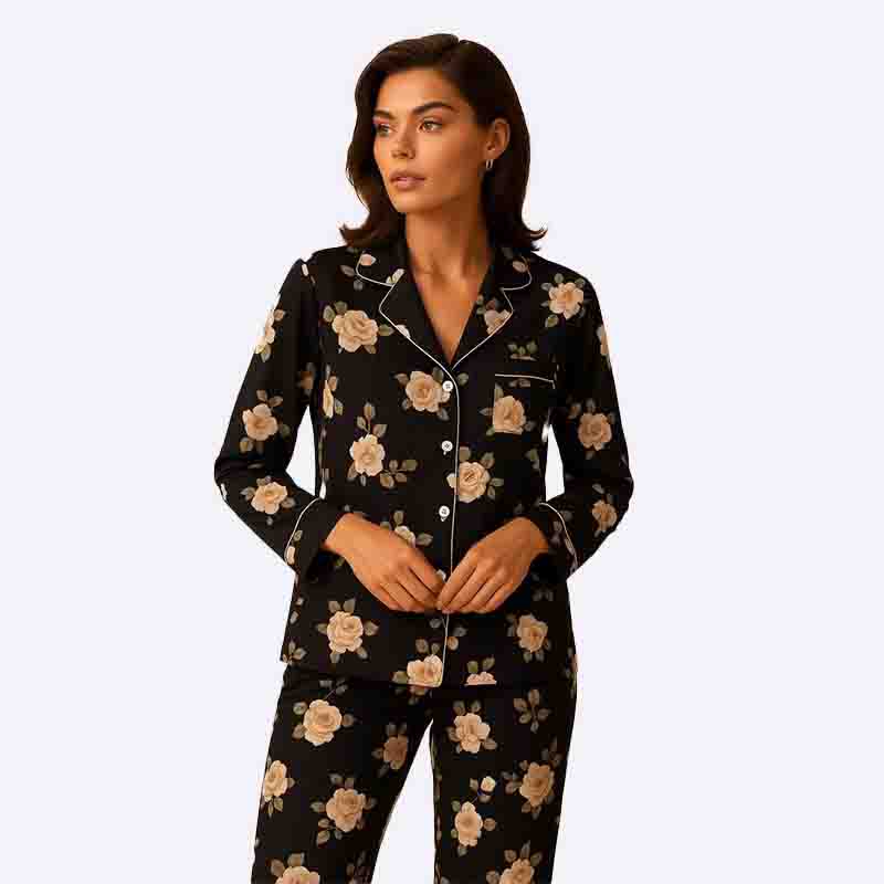Floral Print Pyjama Set