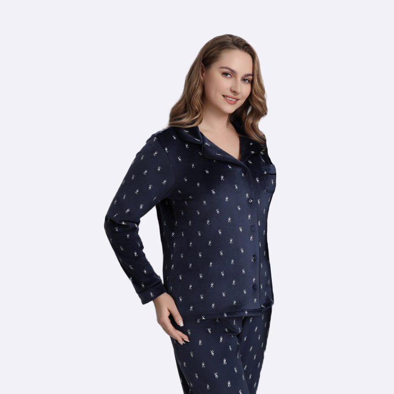 Midnight Bloom Women's Pajama Set