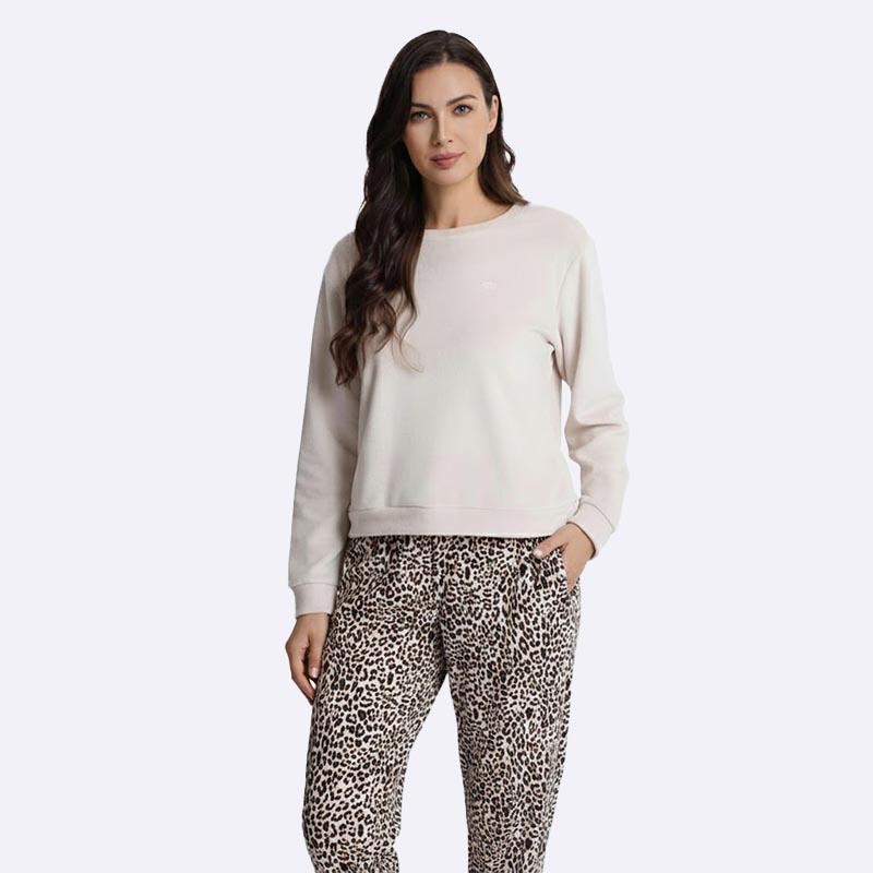 Cozy Leopard Loungewear Set