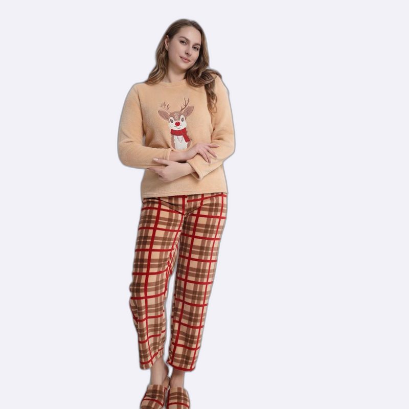 Cozy Reindeer Pajama Set