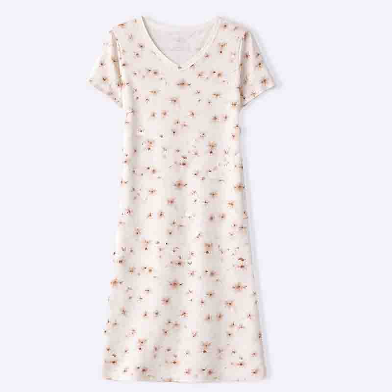 Floral Print V-Neck Midi Dress