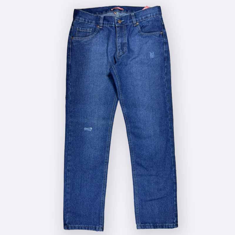OLDIES Distressed Straight Fit Jeans
