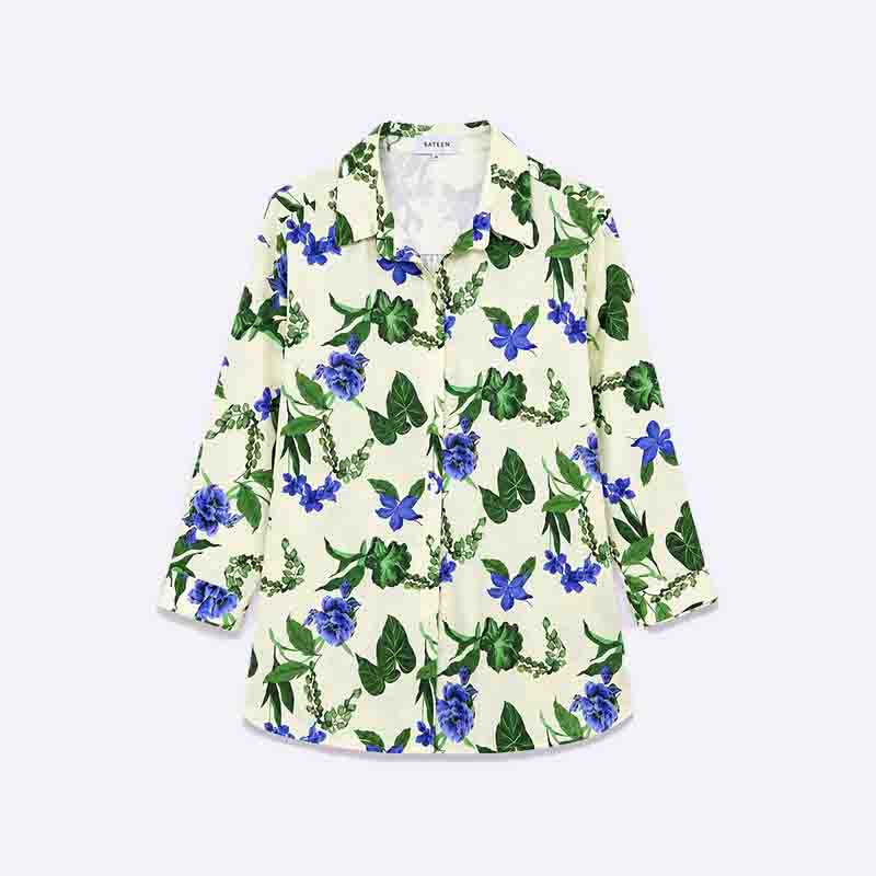Women’s Floral Printed Casual Shirt