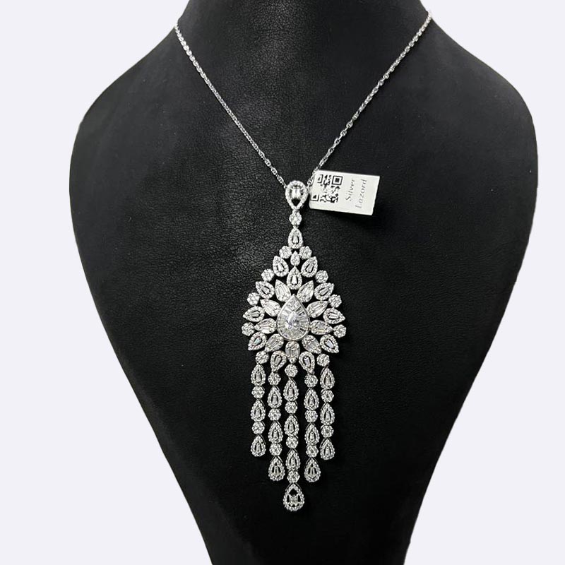 Dazzling Cascade Crystal Necklace
